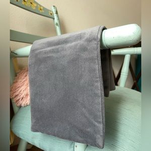 Grey velvet square shams. 16*16